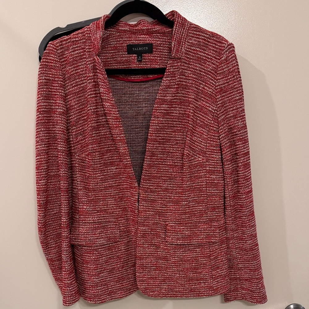 Talbots Pink/Red Blazor